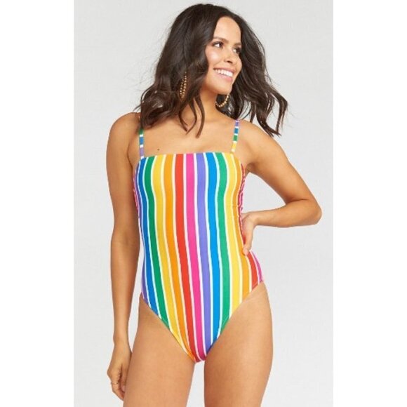 💕SHOW ME YOUR MUMU💕 One Piece Rainbow Swimsuit - Picture 4 of 8